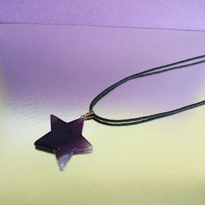 Purple Star Necklace